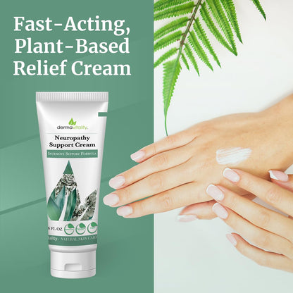 UltimateVitality Neuropathy Support Cream – Natural Organic Cream for Feet, Hands, Legs, Toes Includes Arnica, Capsicum Frutescens Fruit Extract, Peppermint a Ginger - 6 Ounces - Maple Wellness Supplements