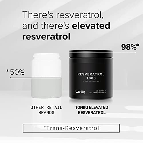Ultra High Potency Third-Party Tested Trans Resveratrol 1000mg - 98% Pure - Maple Wellness Supplements