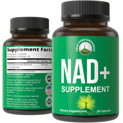 Ultra High Purity NAD Supplement for Women and Men. NAD+ Similar to Nicotinamide Riboside. Supports Energy, Brain Function, Healthy Aging & Longevity. Third Party Tested Non-GMO Supplements - Maple Wellness Supplements