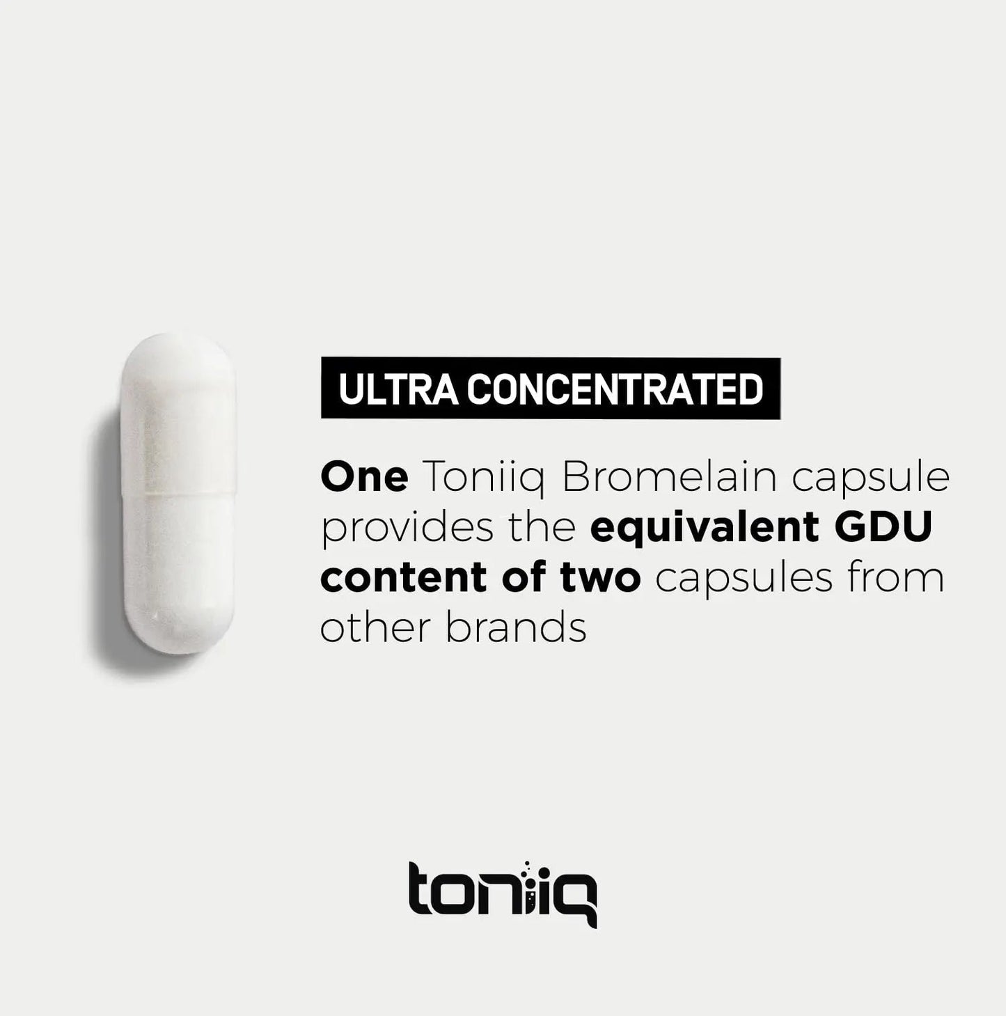 Ultra High Strength Bromelain 500mg - 3600 GDU/Gram - Highly Concentrated and Bioavailable - Third-Party Tested Formula - 120 Vegetarian Capsules - 120 Servings Per Container - Bromelain Supplement - Maple Wellness Supplements
