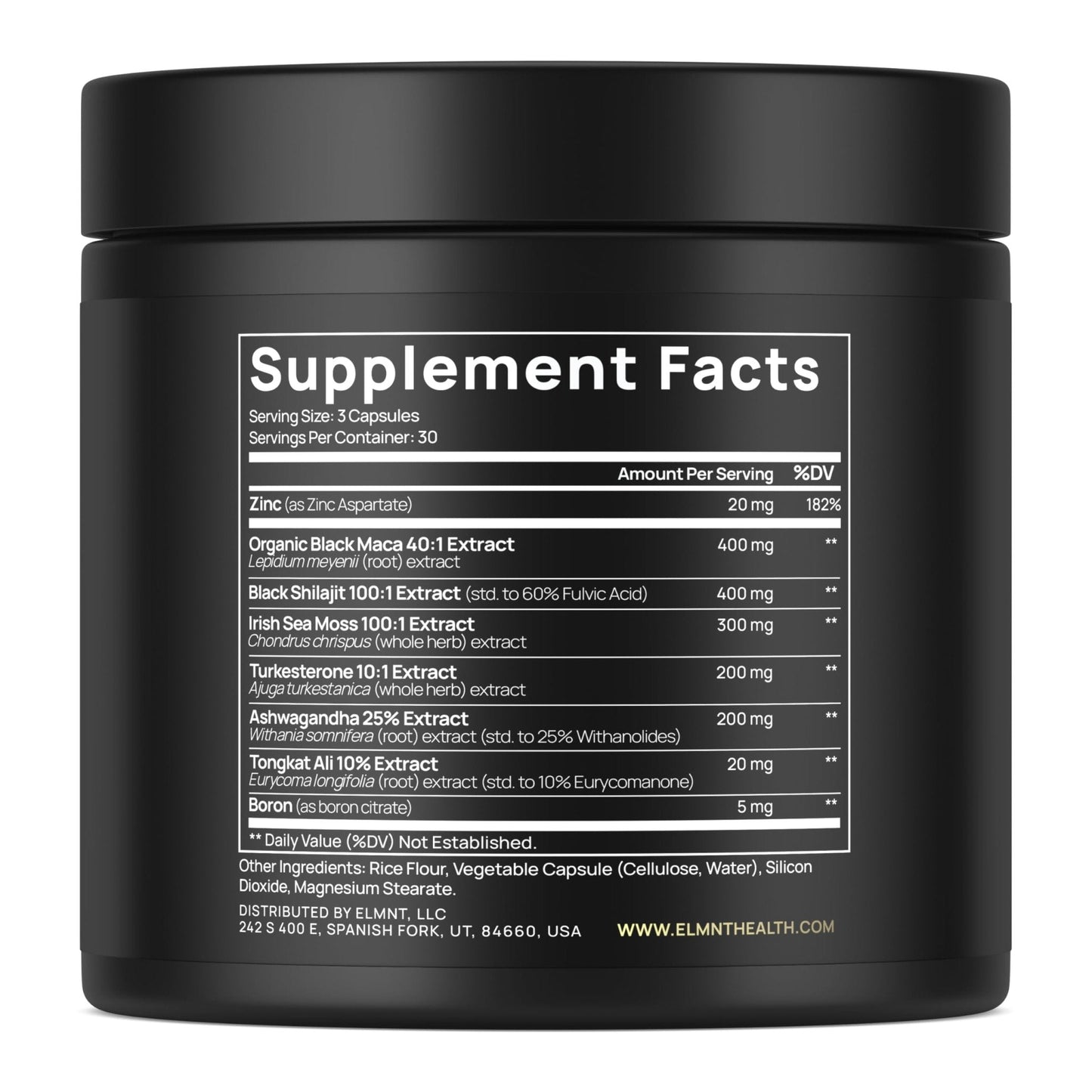 ULTRA MALE® Premium for Men w. 100:1 Shilajit, 40:1 Black Maca, Ashwagandha 25%, Tongkat Ali 10% - Clinical Strength Male Enhancing Supplement for Men Health Libido+ - Maple Wellness Supplements