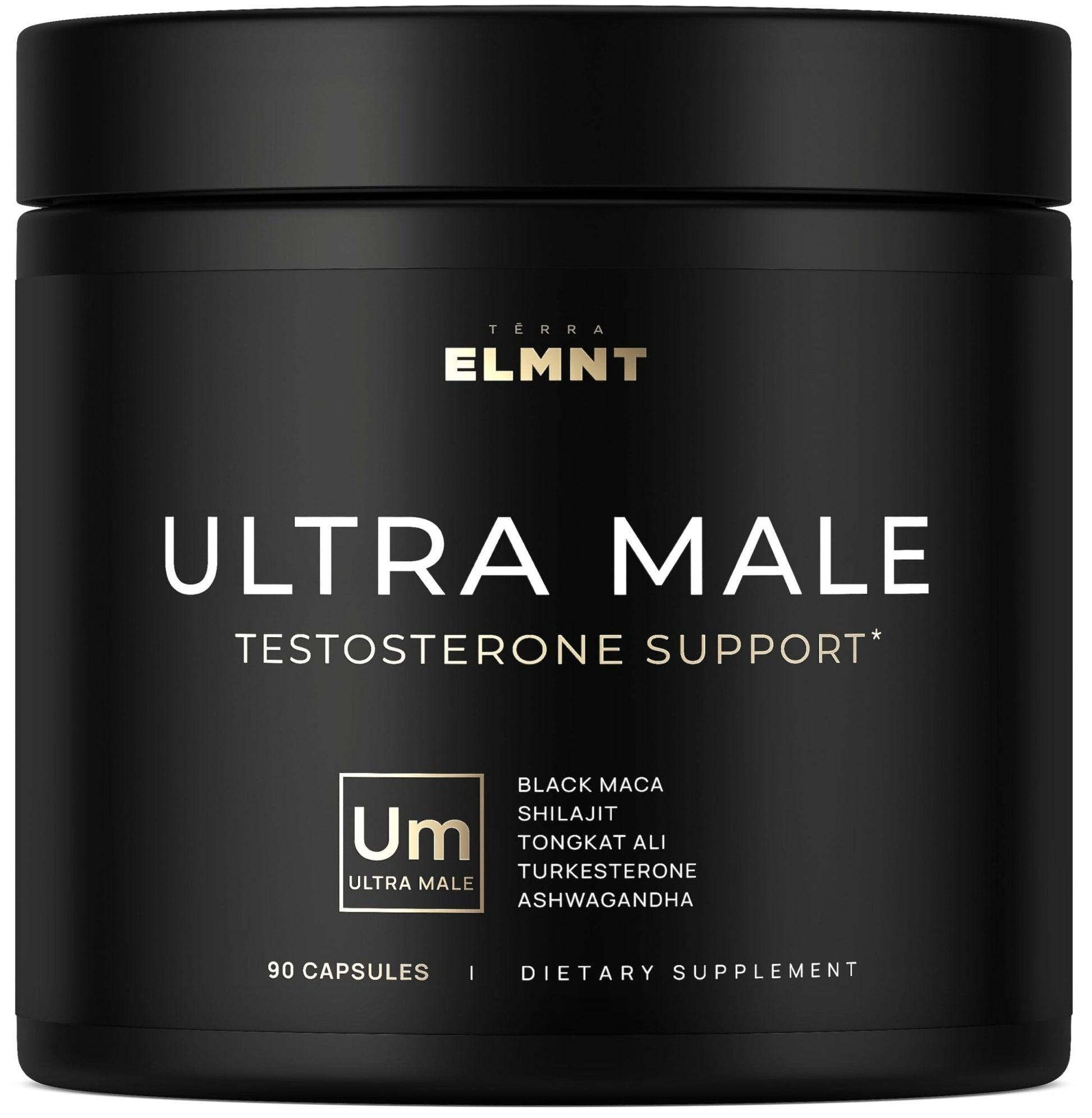 ULTRA MALE® Premium for Men w. 100:1 Shilajit, 40:1 Black Maca, Ashwagandha 25%, Tongkat Ali 10% - Clinical Strength Male Enhancing Supplement for Men Health Libido+ - Maple Wellness Supplements