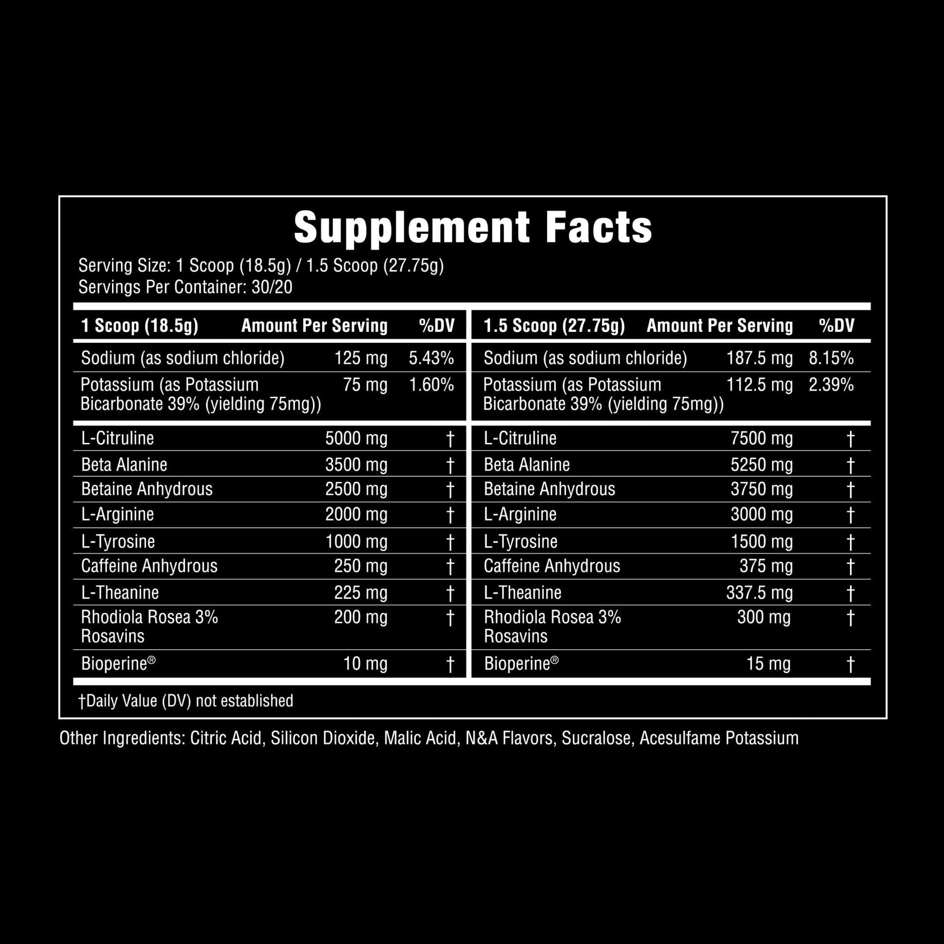 Uncaged Extreme Pre-Workout Powder - Extreme Energy, Focus, Nitric Oxide & Muscle - Maple Wellness Supplements