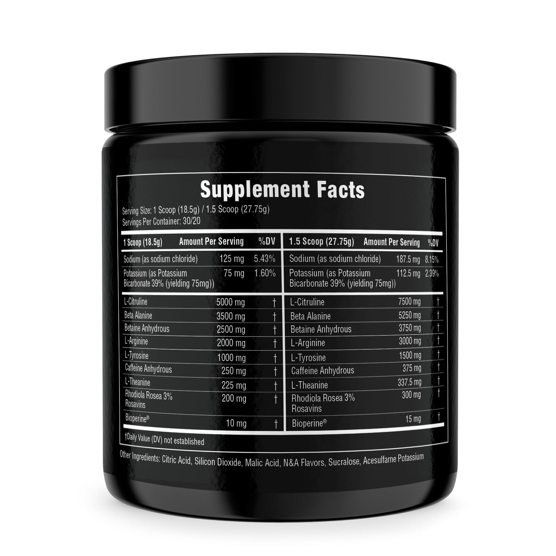 Uncaged Extreme Pre-Workout Powder - Extreme Energy, Focus, Nitric Oxide & Muscle - Maple Wellness Supplements