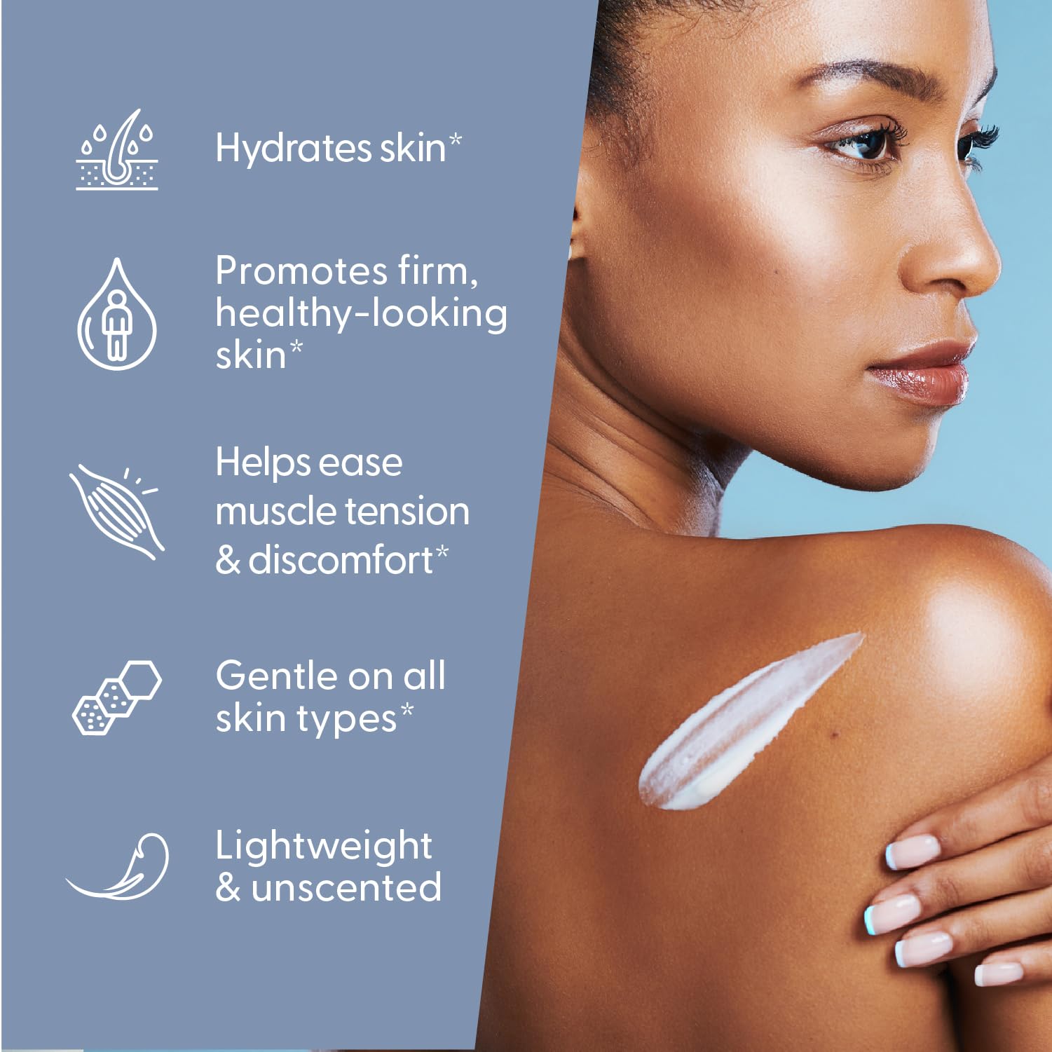 Unscented Magnesium Lotion for Sleep & Leg Cramps, Suitable for Sensitive Skin, Helps with Muscle Relaxation, Soothes Tired Legs & Foot Aches and Supports Restful Nights, 8 fl oz by M3 - Maple Wellness Supplements