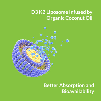 UpNourish Liposomal D3 K2 Vitamin 10000 IU D3 and K2 MK-7 200 mcg - 180 Vitamin D3 k2 (Vitamina D3 con K2) Mini Softgels - Easy to Swallow K2 D3 Vitamin - Maple Wellness Supplements