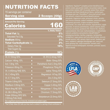 UpNourish Peanut Butter Vegan Protein Powder 54 Superfoods Powder,1.5 Billion CFU Probiotics 21g Plant Based Protein,No Sugar No Dairy No GMO Dairy Free,Meal Replacement Shake Keto-Friendly Low-Carb Diet,15 Servings - Maple Wellness Supplements