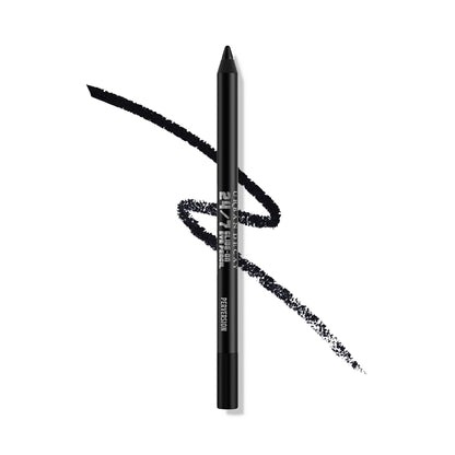 URBAN DECAY 24/7 Glide-On Waterproof Eyeliner Pencil - Smudge-Proof, Long-Lasting, Transfer-Proof, Up to 16HR Wear, Smooth No-Tug Formula, Perversion (Matte Blackest Black) - 0.04 oz - Maple Wellness Supplements
