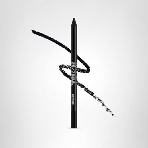 URBAN DECAY 24/7 Glide-On Waterproof Eyeliner Pencil - Smudge-Proof, Long-Lasting, Transfer-Proof, Up to 16HR Wear, Smooth No-Tug Formula, Perversion (Matte Blackest Black) - 0.04 oz - Maple Wellness Supplements