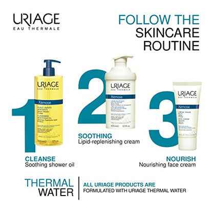 Uriage Xemose Lipid-Replenishing Anti-Irritation Cream | Soothing Moisturizing Lotion - Maple Wellness Supplements