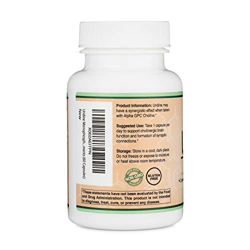 Uridine Monophosphate - Third Party Tested (Choline Enhancer, Beginner Nootropic) - Maple Wellness Supplements