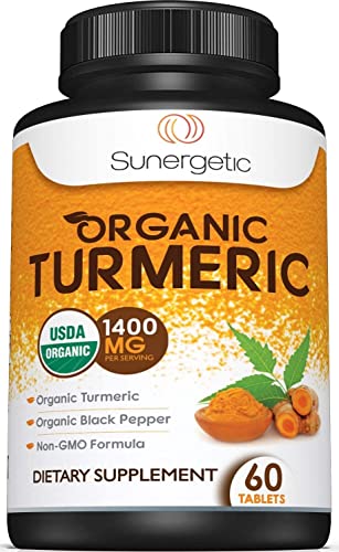USDA Certified Organic Turmeric Supplement – Includes Organic Turmeric & Organic Black - Maple Wellness Supplements
