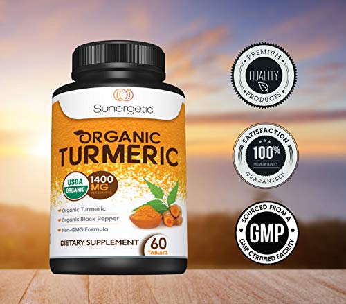 USDA Certified Organic Turmeric Supplement – Includes Organic Turmeric & Organic Black - Maple Wellness Supplements