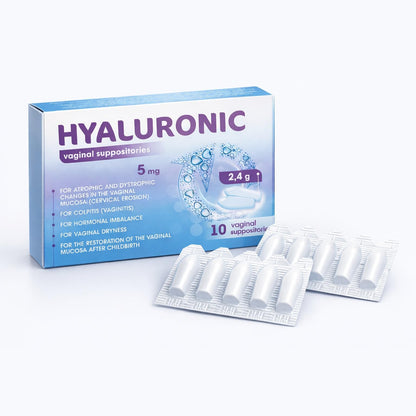Vaginal Moisturizer for Women with Hyaluronic Acid - Hormone-Free - Intimate Moisturizer for Vaginal Dryness During Menopause - Ideal for Skin Revitalization, pH Balance & Post-Childbirth Recovery - Maple Wellness Supplements