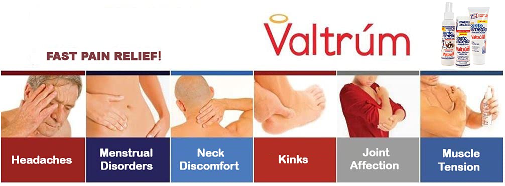 Valtrum Fast and Effective Relief. The only Natural Components Gel for External use with Powerful Action, Whose Effects are perceived Within 40 Seconds of Being Used. - Maple Wellness Supplements