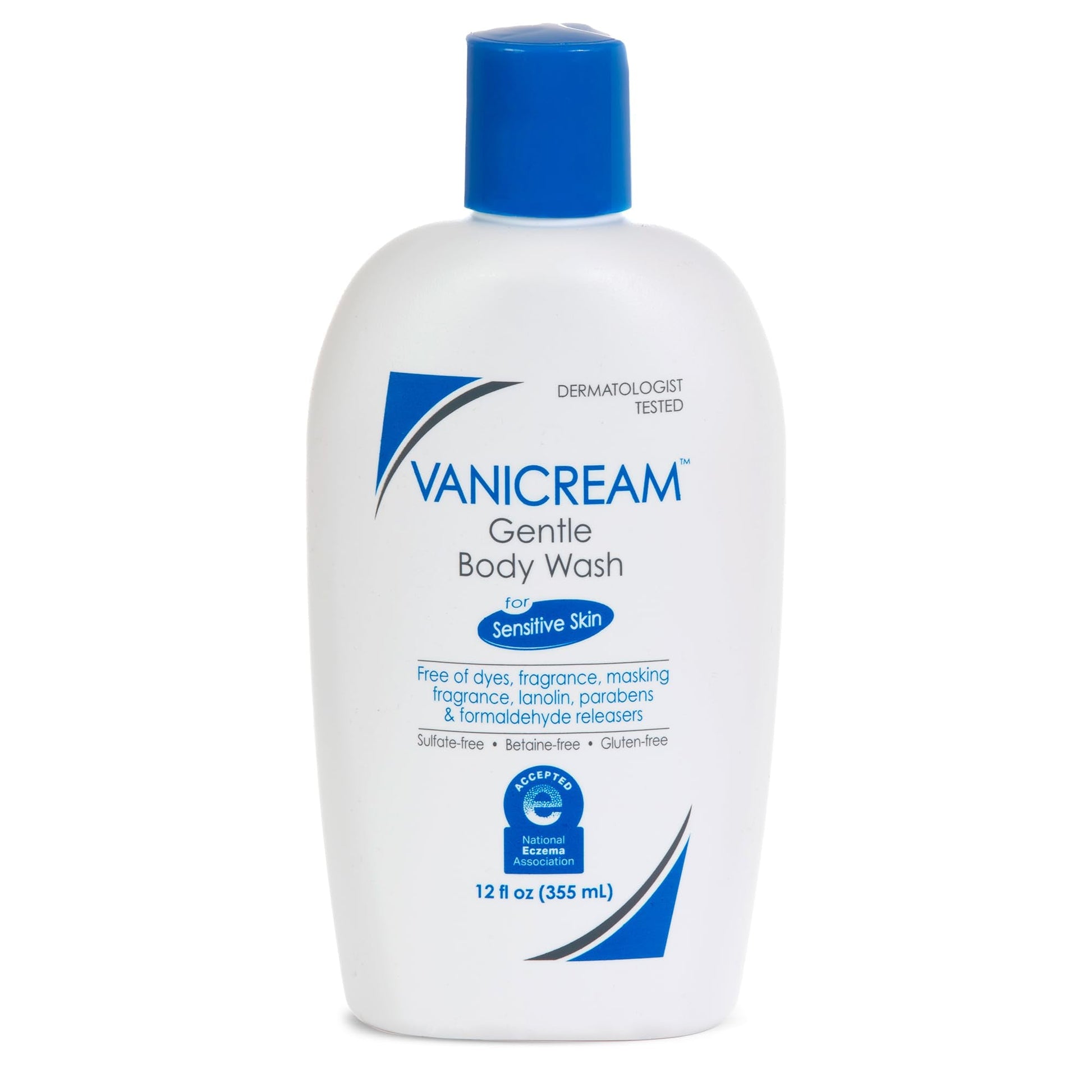 Vanicream Gentle Body Wash -12 fl oz - Formulated Without Common Irritants for Those with Sensitive Skin - Maple Wellness Supplements
