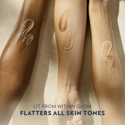 Vaseline Glazed and Glisten Sunlit Glow Body Gel Oil Vanilla Cocoa Shimmering with Ultra-Hydrating Lipids - Maple Wellness Supplements