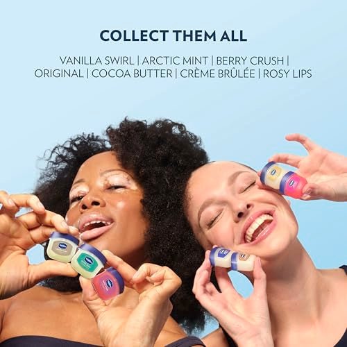 Vaseline Lip Therapy 2 Pack Original Mini For Dry, Chapped Lips Hydrating Lip Balm 0.5 oz - Maple Wellness Supplements