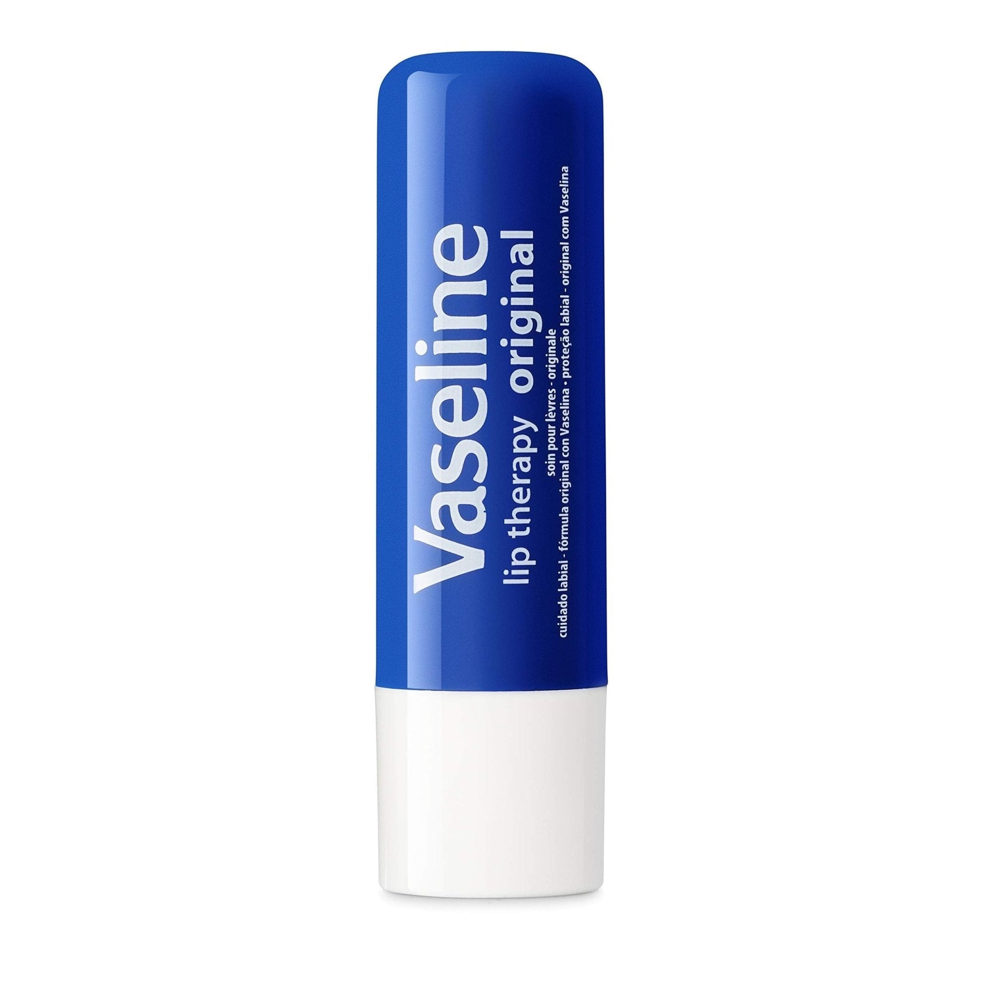 Vaseline Lip Therapy Care Original, Fast-Acting Nourishment, Ideal for Chapped, Dry, Cracked, or Damaged Lips - Maple Wellness Supplements