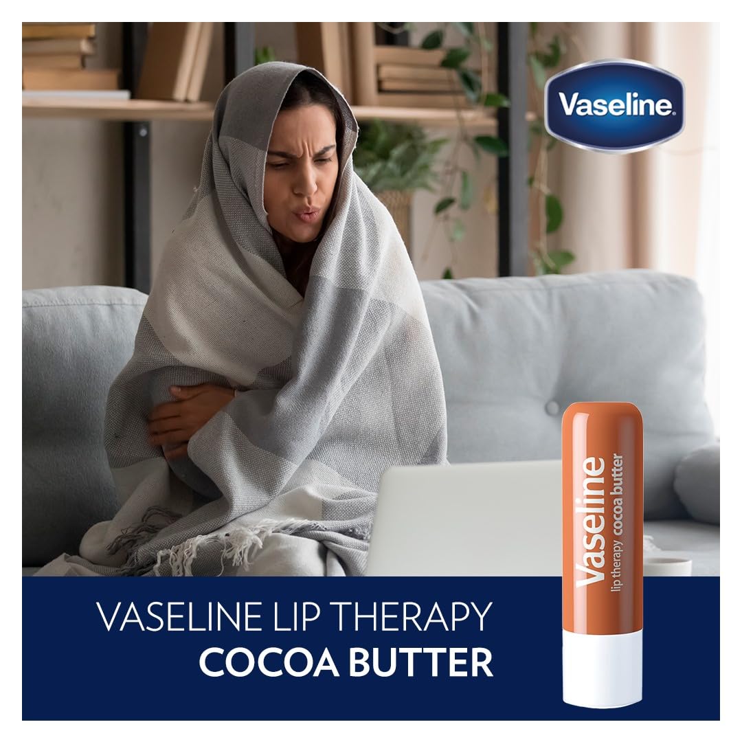 Vaseline Lip Therapy Cocoa Butter Twin Pack - Maple Wellness Supplements
