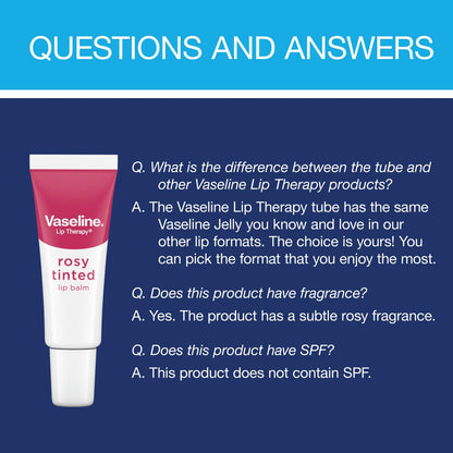 Vaseline Lip Therapy Rosy Lips Moisturizing Lip Balm - Twin Pack (2-Pack) - Maple Wellness Supplements