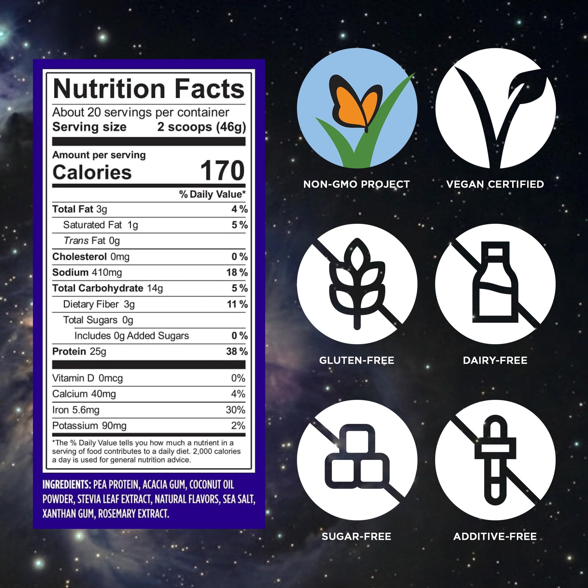Vega Essential Protein – 25g Plant Based Protein Powder, Creamy Vanilla, Vegan for a Dairy-Free Vanilla Shake – Large Tub, 32.5oz (20 Servings) - Maple Wellness Supplements
