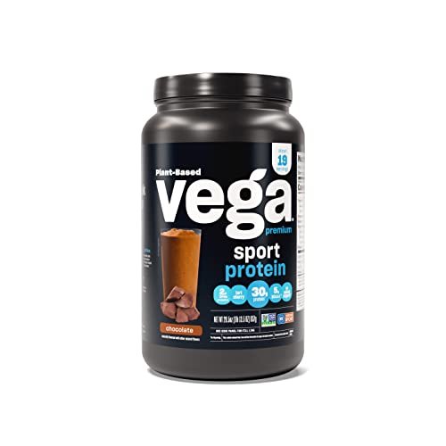 Vega Premium Sport Protein Chocolate Protein Powder, Vegan, Non GMO, Gluten Free - Maple Wellness Supplements