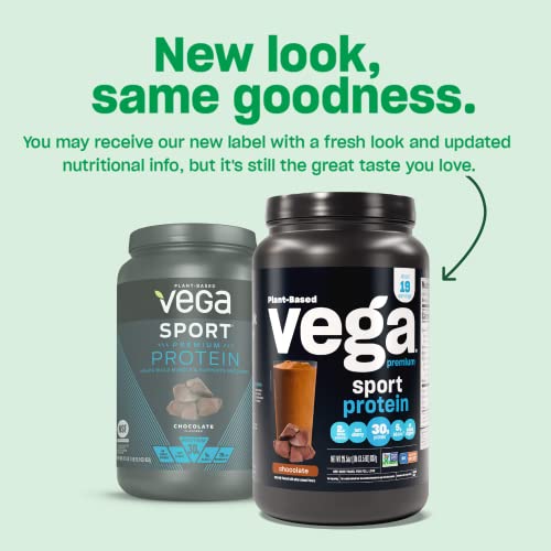Vega Premium Sport Protein Chocolate Protein Powder, Vegan, Non GMO, Gluten Free - Maple Wellness Supplements