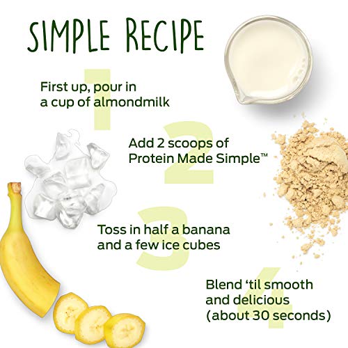 Vega Protein Made Simple, Dark Chocolate - Stevia Free Vegan Protein Powder - Maple Wellness Supplements