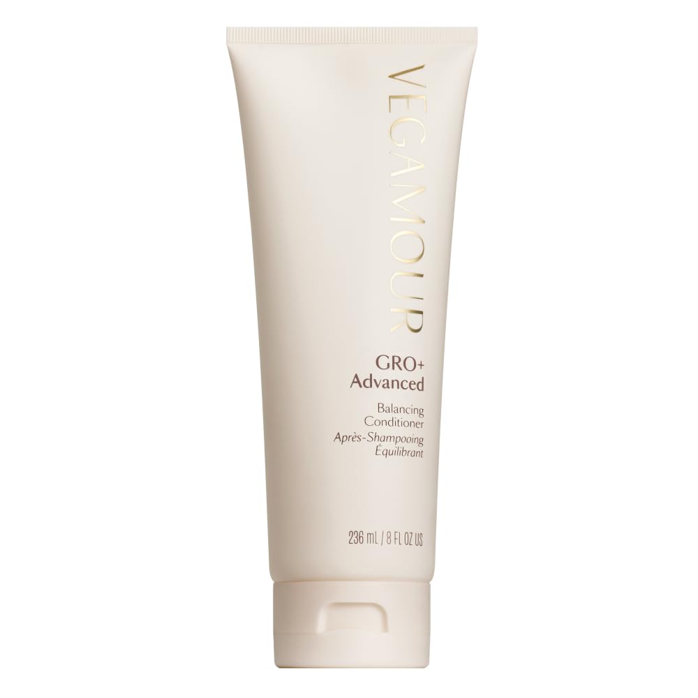 VEGAMOUR GRO+ Advanced Balancing Conditioner | Hydrates the Scalp, Nourishes and Softens Hair | For Severe Signs of Thinning | Color Safe, Vegan, Cruelty-Free, Formulated Without Silicones (8 Fl Oz) - Maple Wellness Supplements