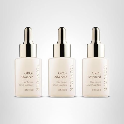 VEGAMOUR GRO+ Advanced Hair Serum for Improving Hair Density, Tonic Reduces Shedding and Promotes a Healthy Scalp, 3 pack - Maple Wellness Supplements