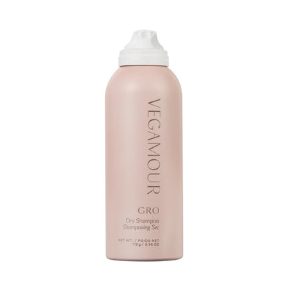 VEGAMOUR GRO Dry Shampoo Full Size, Volumizing Dry Shampoo Spray Formulated Without Benzene, Supports Thicker Fuller Looking Hair, Natural Citrus Scent, 3.95 oz - Maple Wellness Supplements