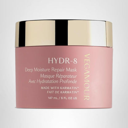 VEGAMOUR HYDR-8 Deep Moisture Repair Mask, Deep Conditioner Hair Mask Formulated Without Sulfates for Dry, Damaged, Frizzy Hair, Floral & Vanilla Scent, 5 fl. oz. - Maple Wellness Supplements