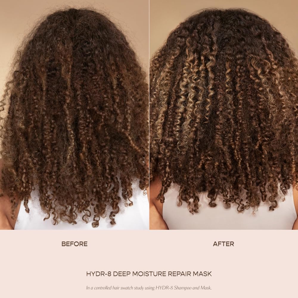 VEGAMOUR HYDR-8 Deep Moisture Repair Mask, Deep Conditioner Hair Mask Formulated Without Sulfates for Dry, Damaged, Frizzy Hair, Floral & Vanilla Scent, 5 fl. oz. - Maple Wellness Supplements
