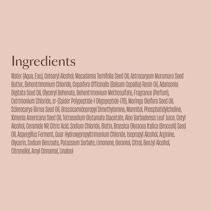 VEGAMOUR HYDR-8 Hydrate and Repair Conditioner - Hydrating Conditioner with Marula Oil, Moringa Oil, Ceramides & Biotin, Natural Conditioner for Dry Hair - Maple Wellness Supplements