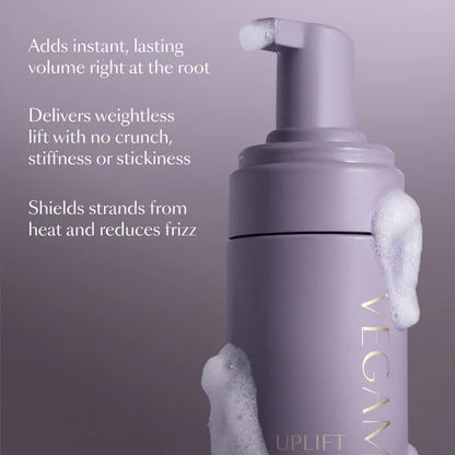 VEGAMOUR UPLIFT and Refresh Kit | Volumizing Dry Shampoo Spray Formulated Without Benzene, Supports Thicker Fuller Looking Hair | $50 Value - Maple Wellness Supplements