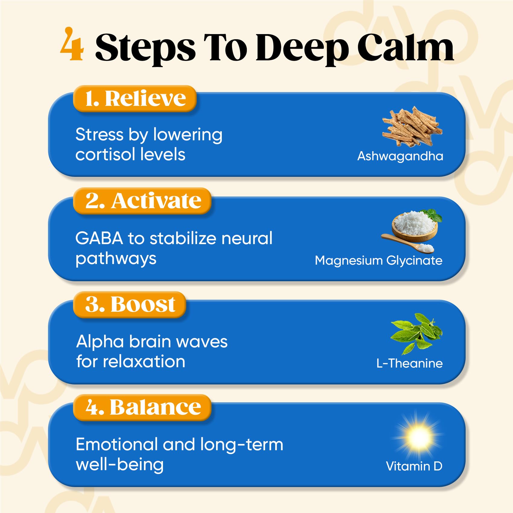 Venture Pal Calm Drink Mix, 12-in-1 Cortisol Reducer and Sleep Aid with Magnesium Glycinate, Ashwagandha, L-Theanine,Vitamin D, Calm Magnesium Powder - Maple Wellness Supplements