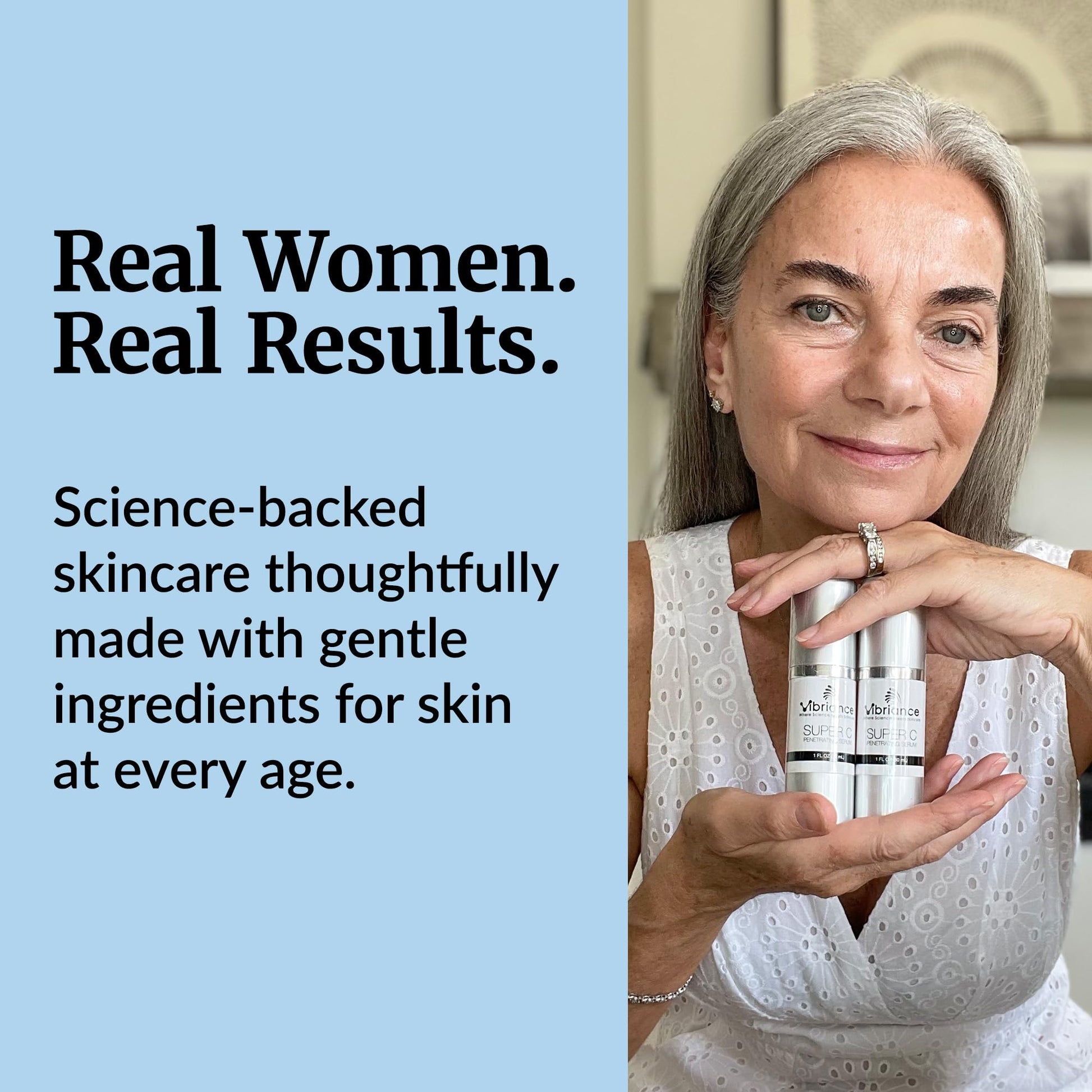 Vibriance Super C Serum for Mature Skin - All-in-One Vitamin Formula Hydrates, Firms, - Maple Wellness Supplements