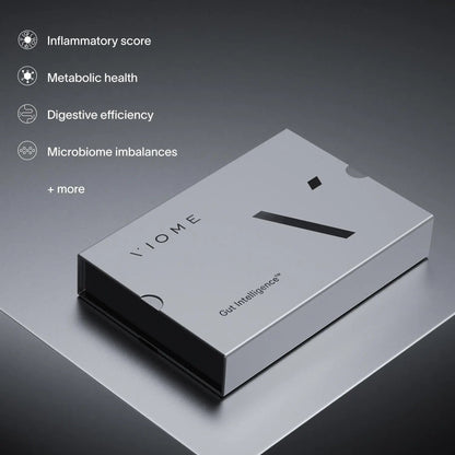 Viome at-Home Gut Intelligence Microbiome Test, 20 Health Scores, Stool Sample Test, Uncover Root Cause to GI Issues, Bloating, Irregular Bowel Movements, Skin Irritation, and Hormone Imbalances - Maple Wellness Supplements