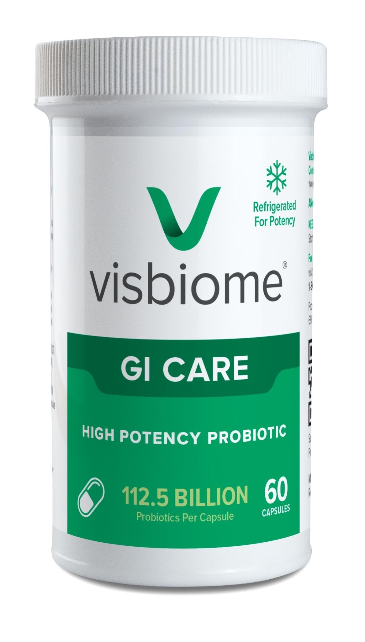 Visbiome® GI Care - High Potency Probiotic - 112.5 Billion CFU Live Probiotics, Original De Simone Formulation - Maple Wellness Supplements
