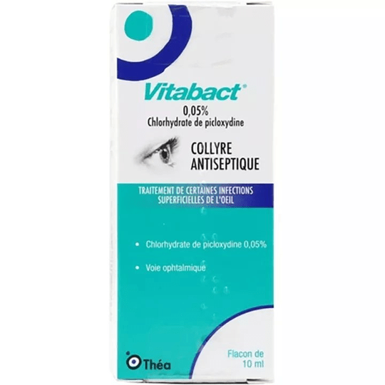 Vitabact 0.05% Antiseptic Eye Drops 10ml - Maple Wellness Supplements