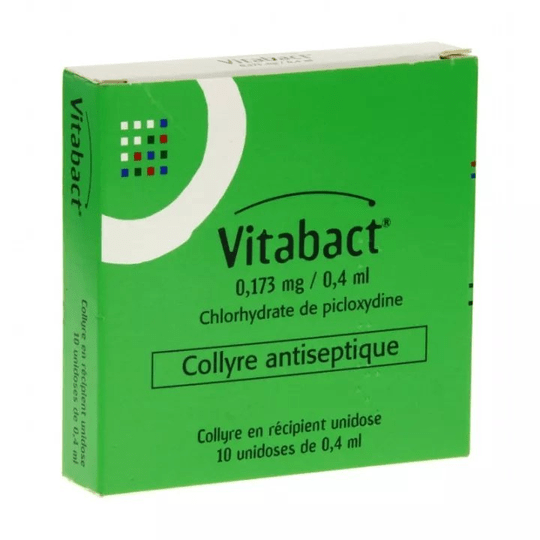 Vitabact Antiseptic eye drops 10 single doses - Maple Wellness Supplements