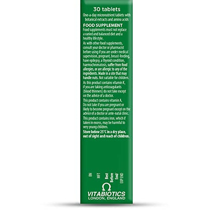 Vitabiotics Immunace Extra Protection Tablets, 30 count - Maple Wellness Supplements