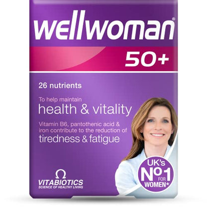 Vitabiotics Wellwoman 50+, 30 Tablets, Pack of 1 - Maple Wellness Supplements
