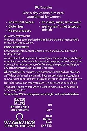 Vitabiotics Wellwoman Wellwoman 90 Tablets - Maple Wellness Supplements