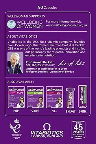 Vitabiotics Wellwoman Wellwoman 90 Tablets - Maple Wellness Supplements