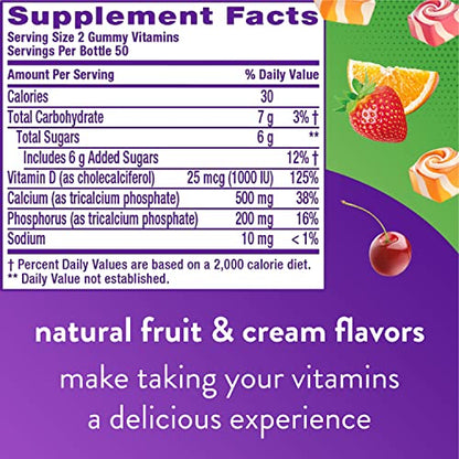 Vitafusion Fiber Well Sugar Free Fiber Supplement & Chewable Calcium Gummy Vitamins - Maple Wellness Supplements