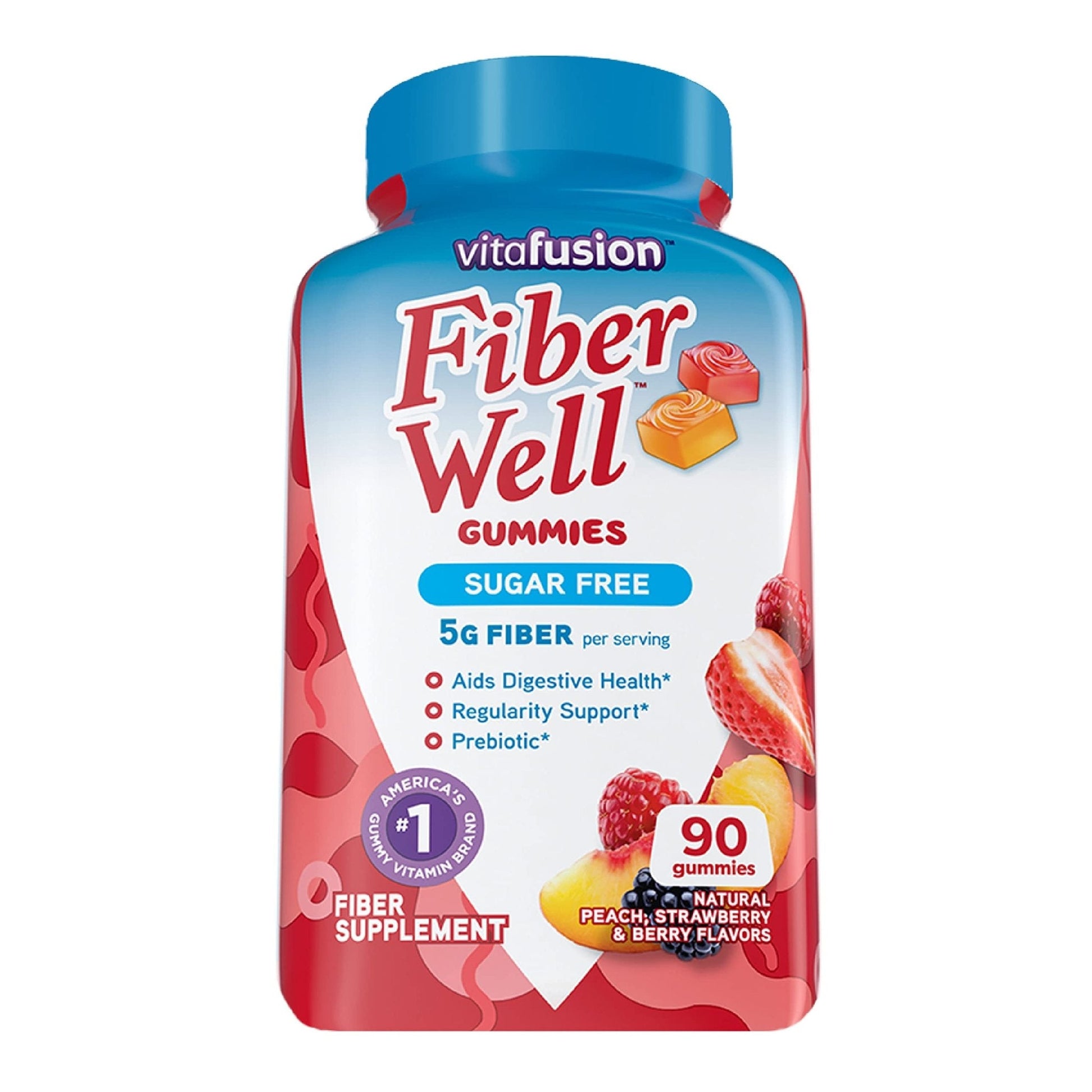 Vitafusion Fiber Well Sugar Free Fiber Supplement & Womens Multivitamin Gummies - Maple Wellness Supplements