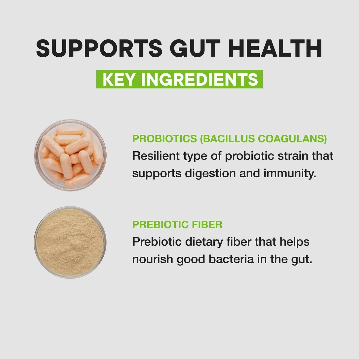 VitaHustle Probiotic Gummies + Prebiotics by Kevin Hart with Chicory Root Inulin Fiber - Maple Wellness Supplements