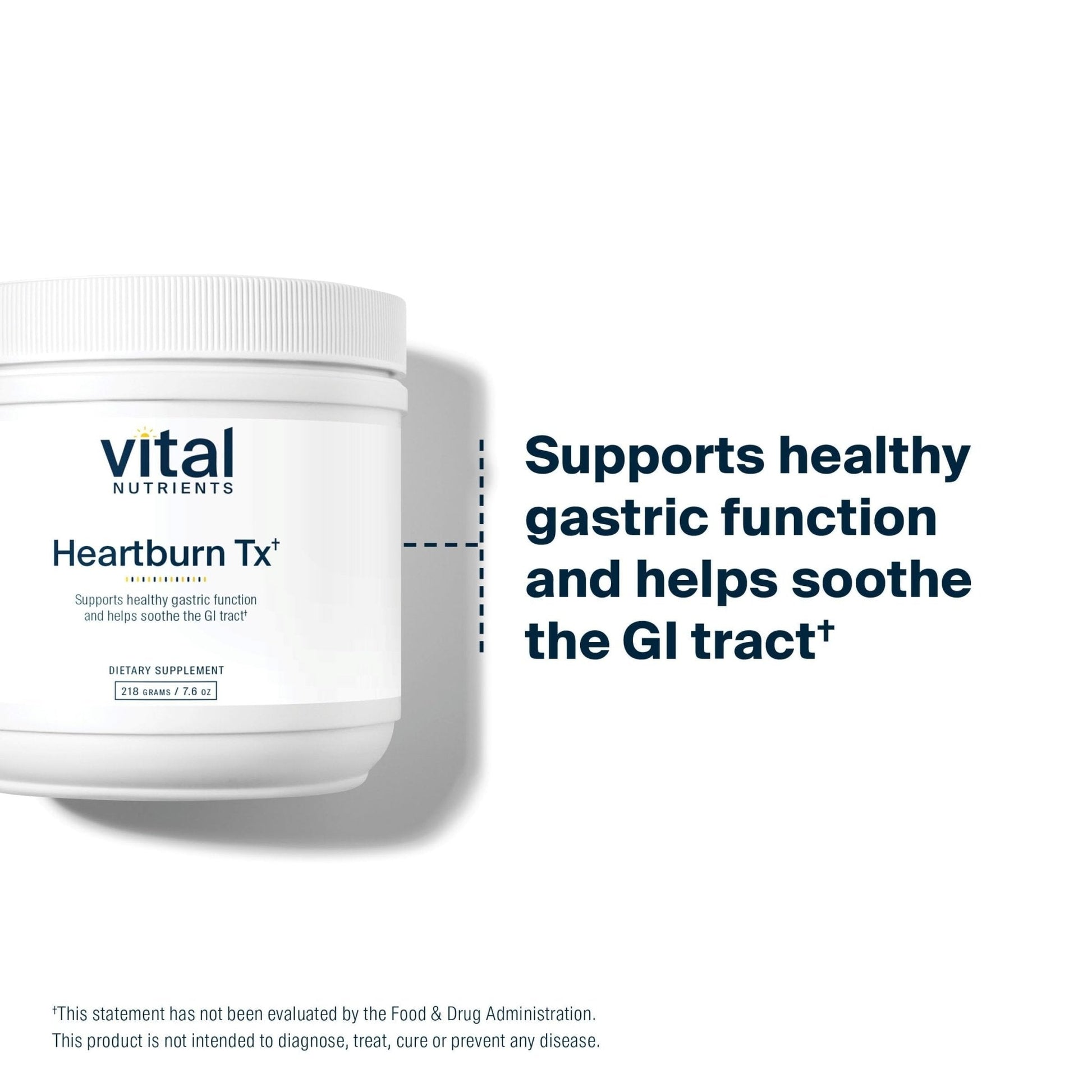 Vital Nutrients Digest Ease (Formerly Heartburn Tx) - Occasional Heartburn & Indigestion Relief - Supports Healthy GI Function & Helps Soothe GI Tract - Gluten, Dairy, Soy Free - Non-GMO - 50 Servings - Maple Wellness Supplements